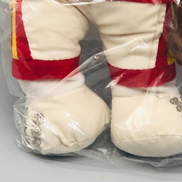 Jaisy Inc. stuffed teddy bear holding football height 10" length 7" READ - Picture 3 of 7